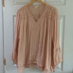 Women's Style & Co XL Linen Blouse